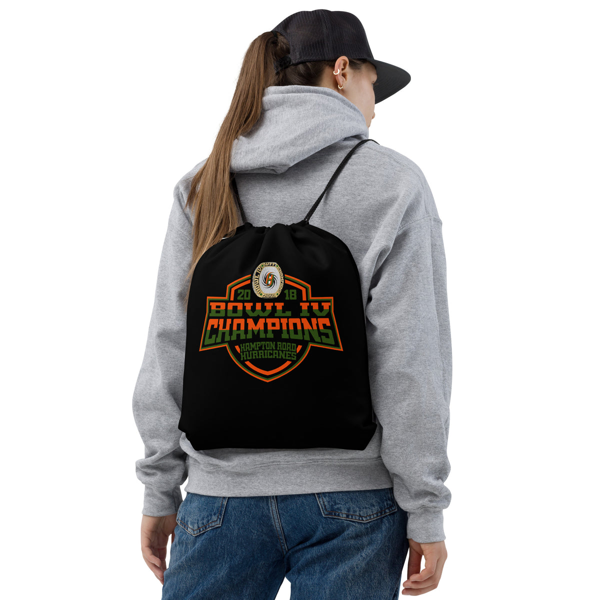 Hampton Road Hurricanes Football 2018 Drawstring bag
