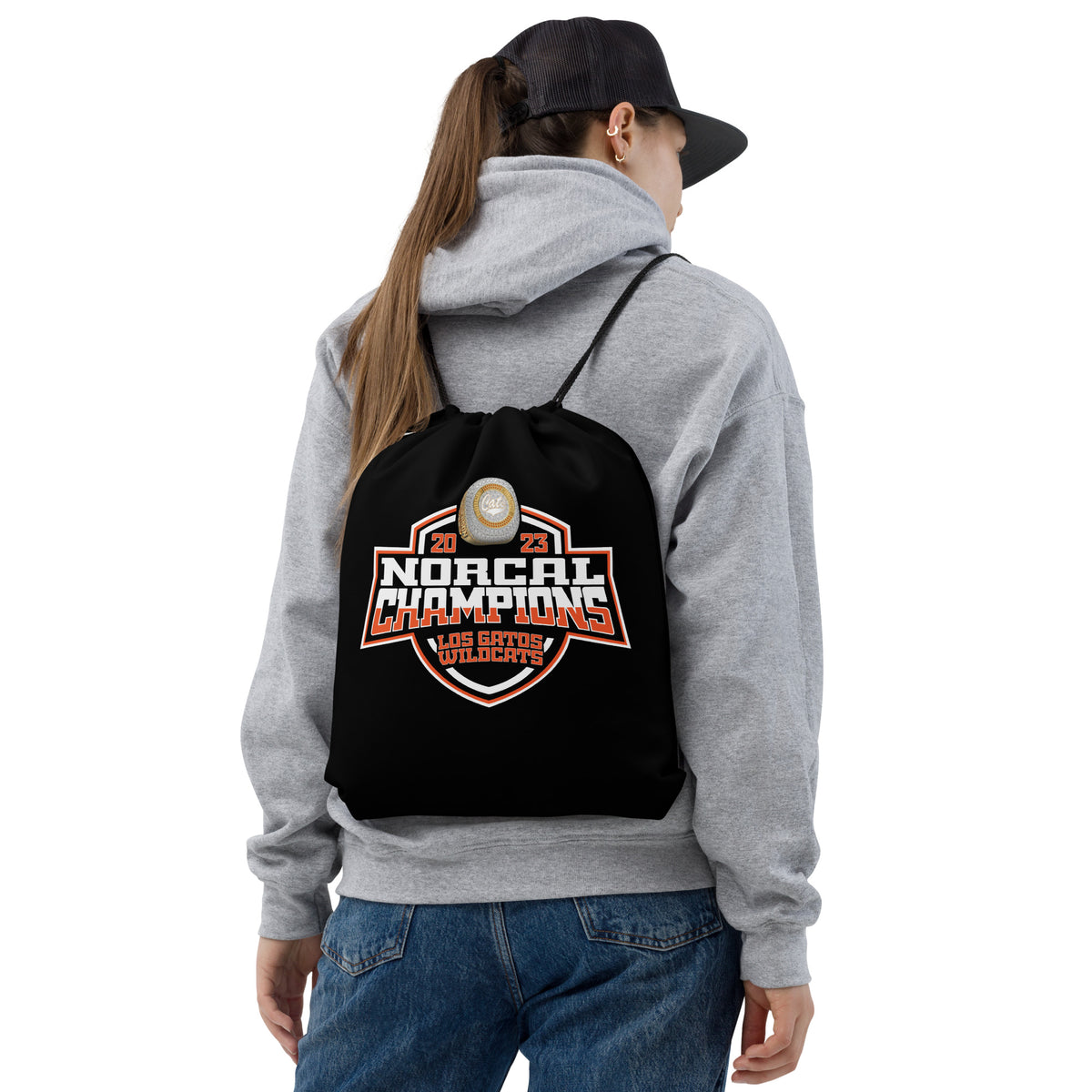 Los Gatos High School Football 2023 Drawstring bag