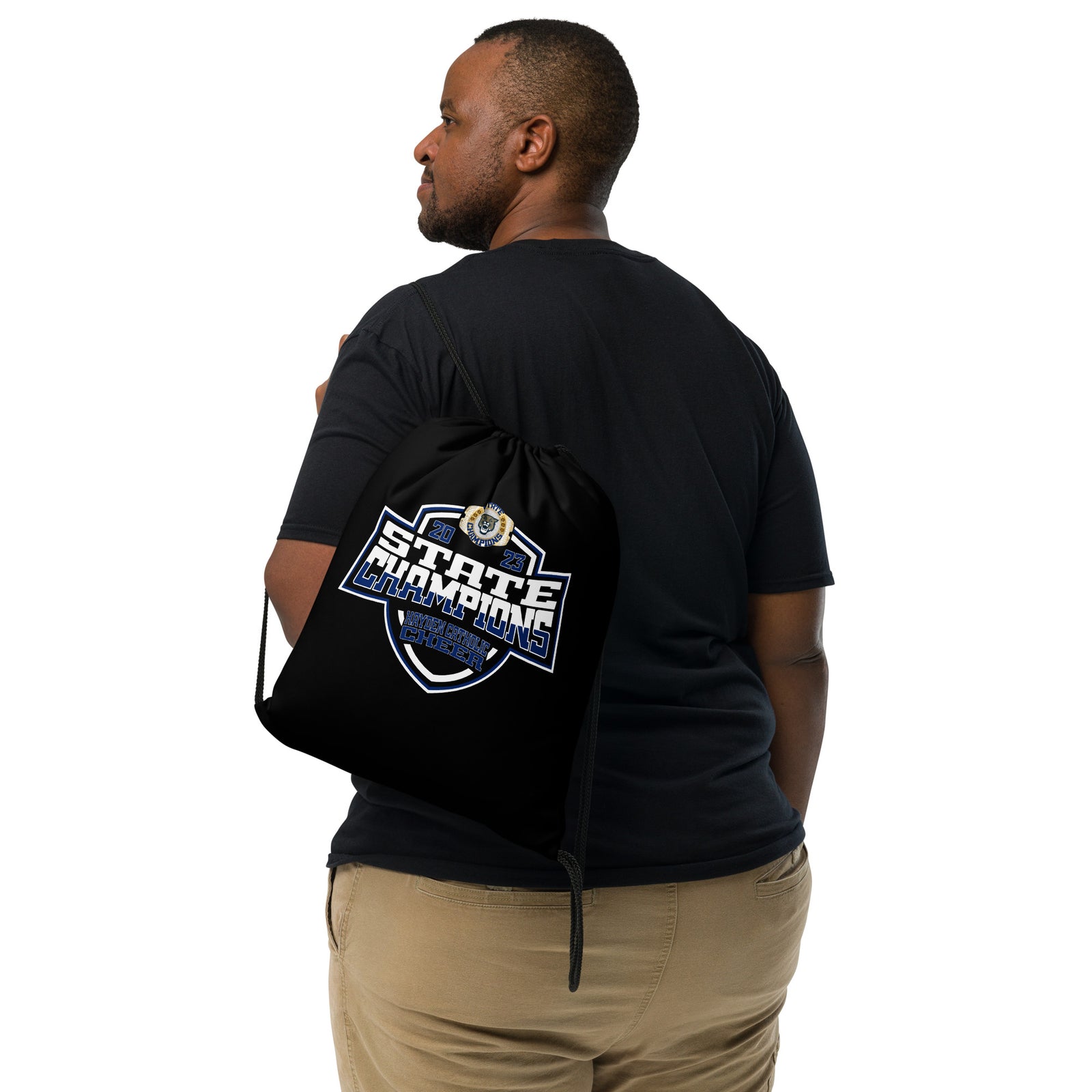Hayden Catholic High School Cheer 2023 Drawstring bag