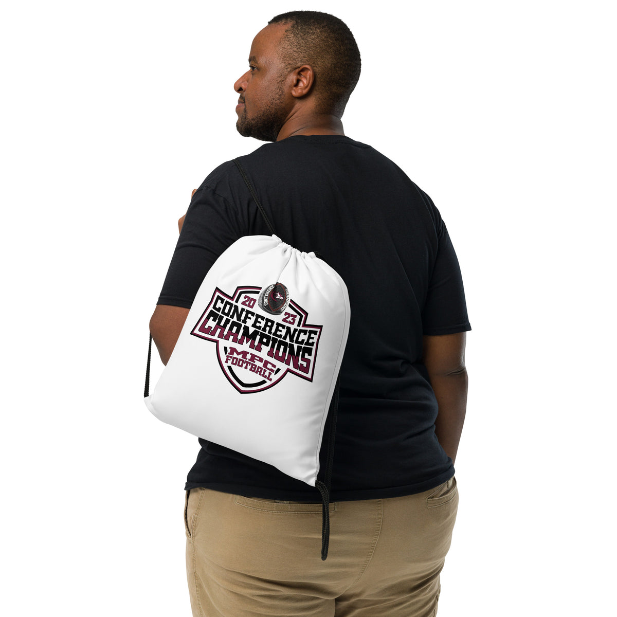 Monterey Peninsula College Football 2023 Drawstring bag
