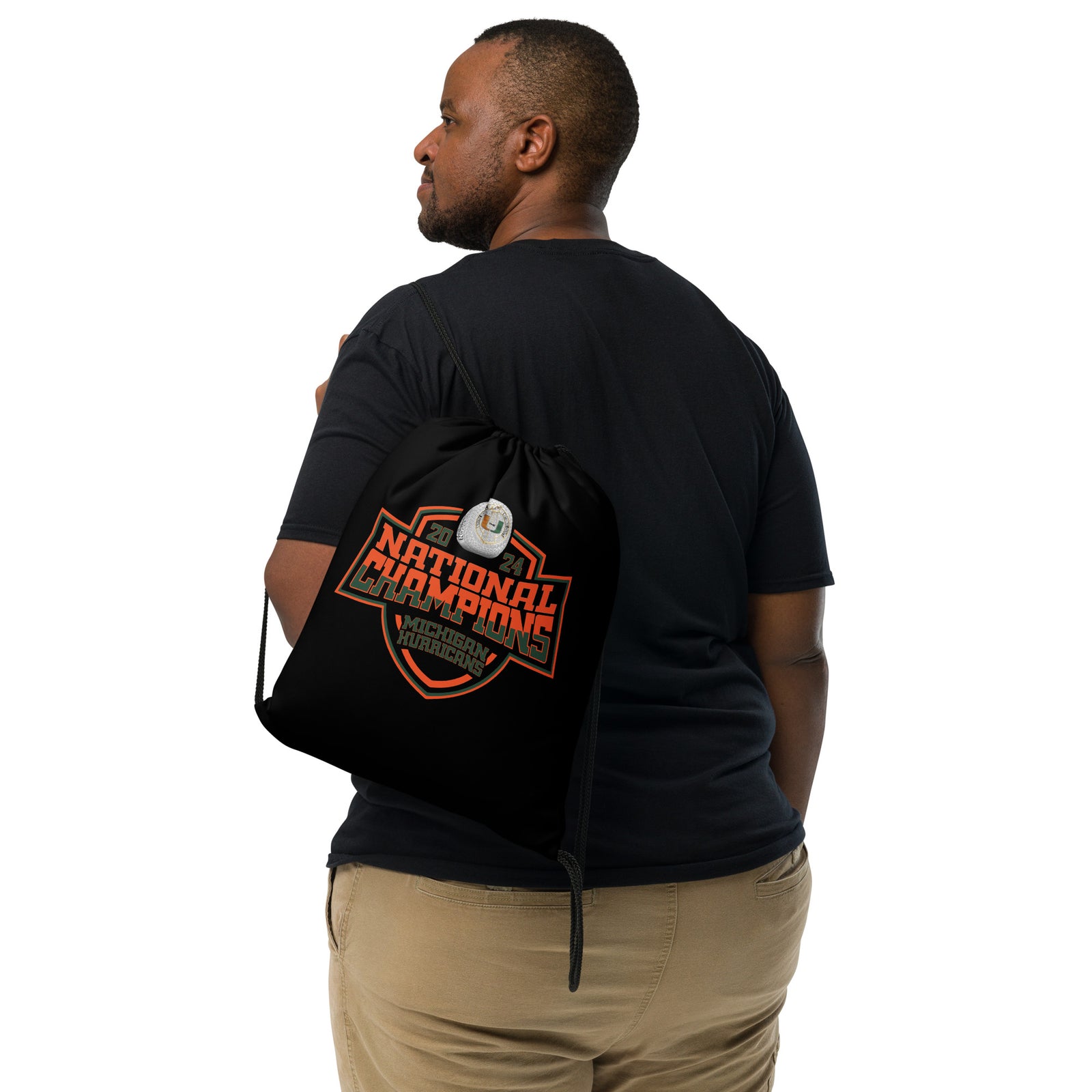 Michigan Hurricanes Football 2024 Drawstring bag