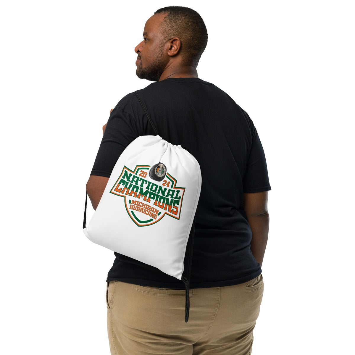 Michigan Hurricanes Football 2024 Drawstring bag