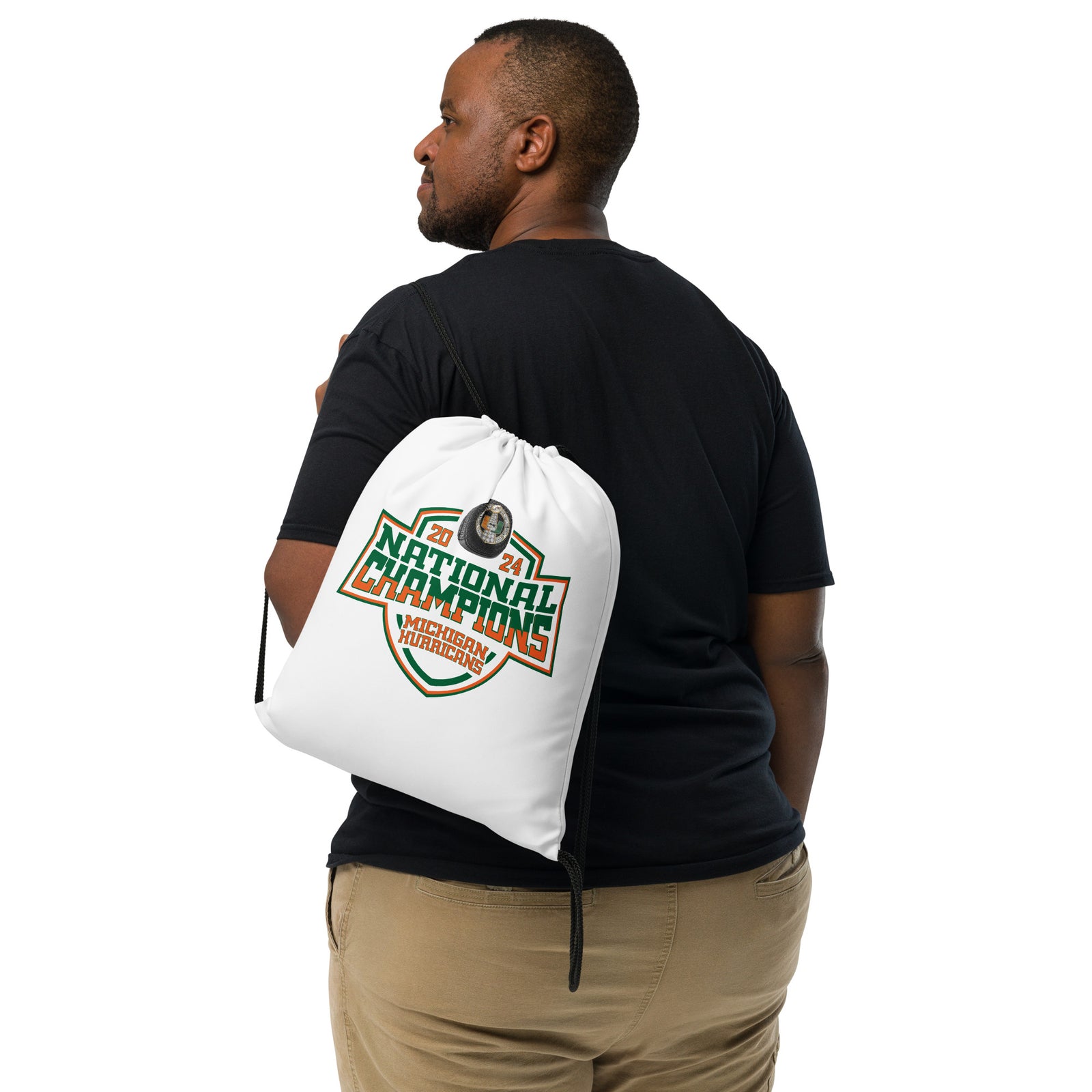 Michigan Hurricanes Football 2024 Drawstring bag