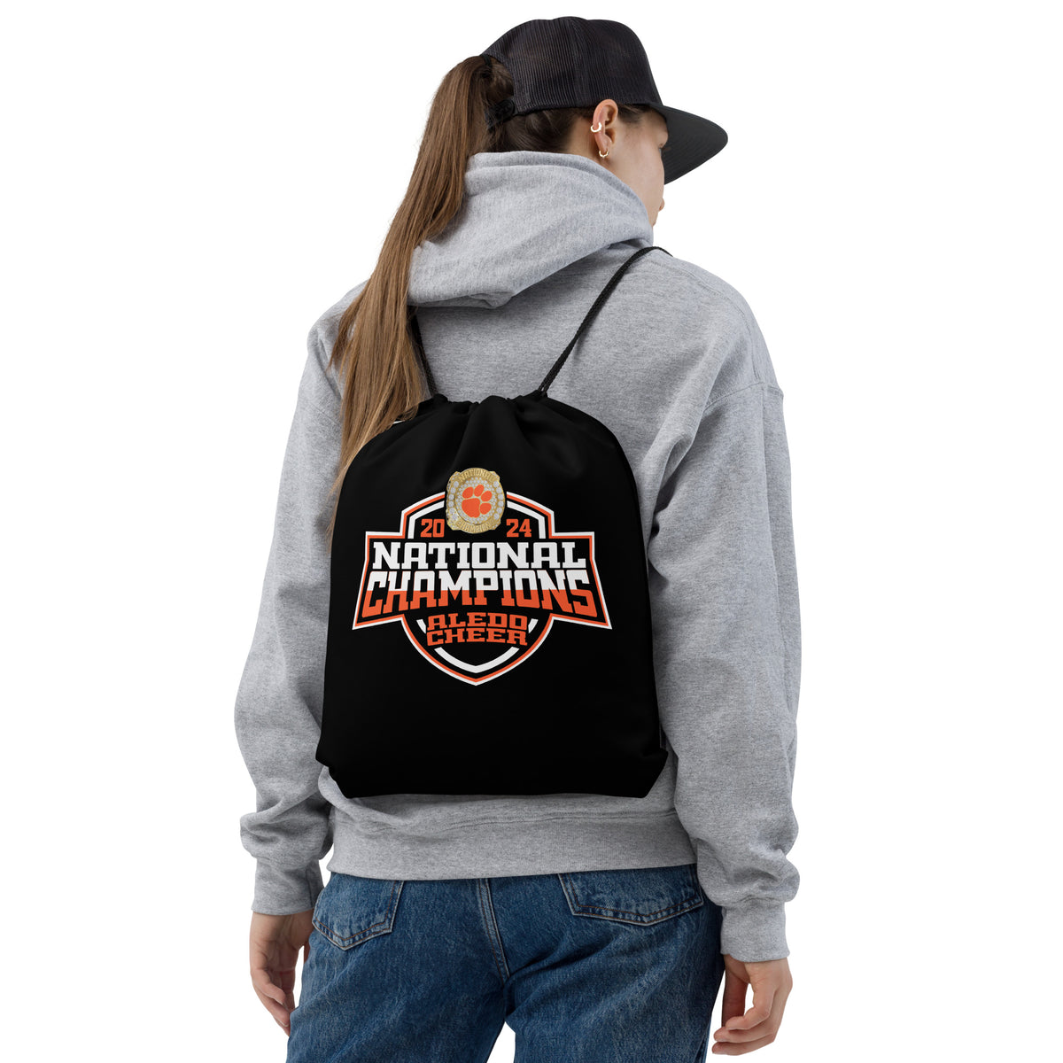 Aledo High School Cheer 2024 Drawstring bag