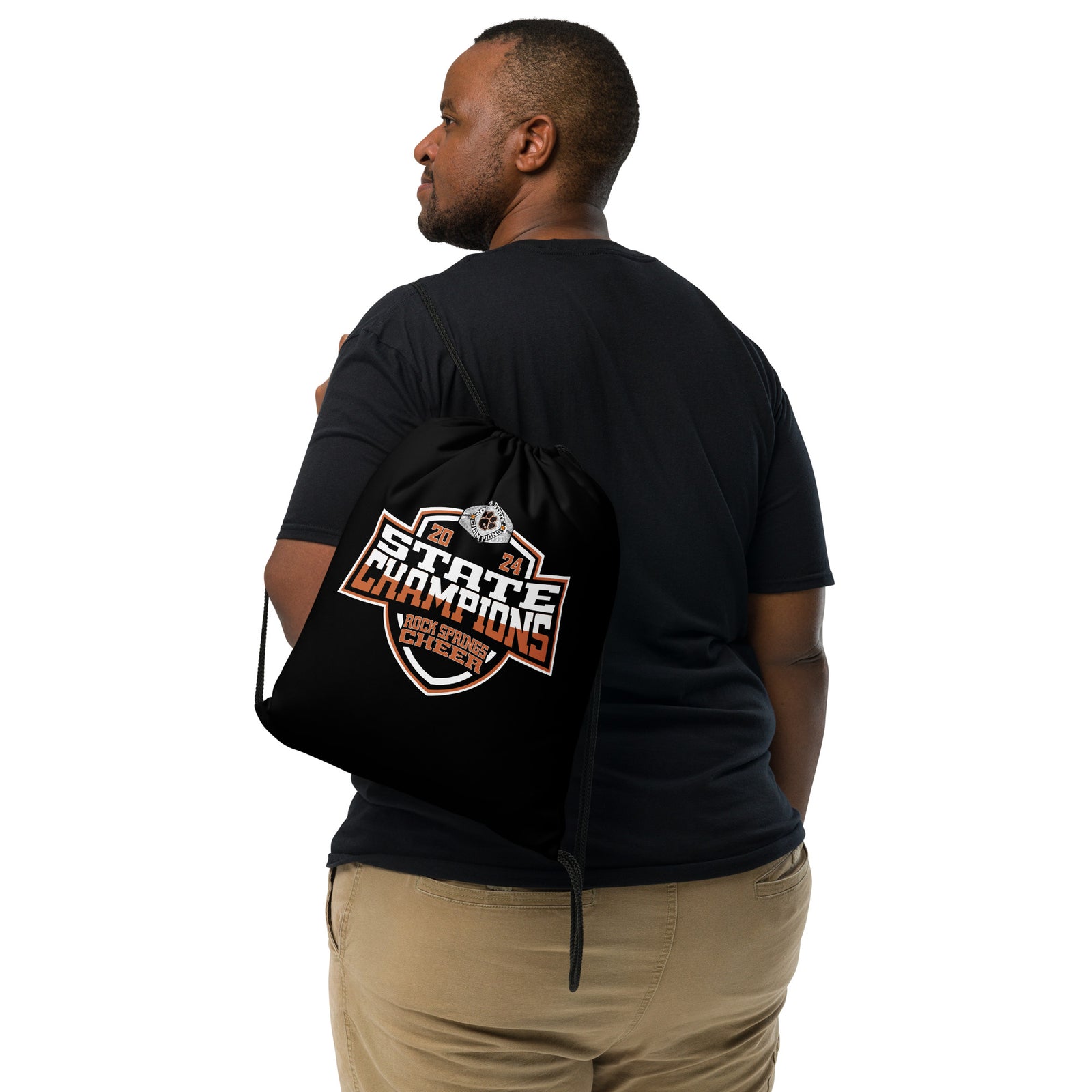 Rock Springs High School Cheer 2024 Drawstring bag