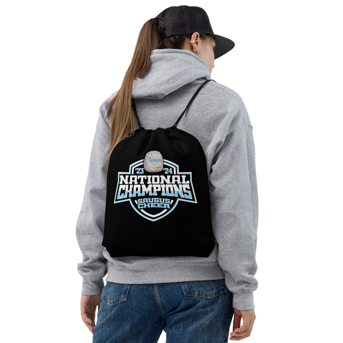 Saugus High School Cheer 2024 Drawstring bag