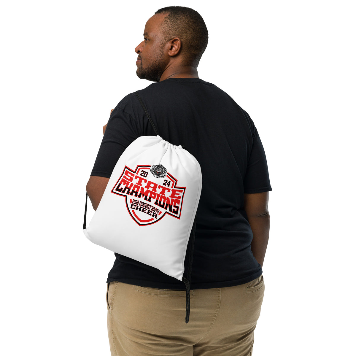 Fort Zumwalt South High School Cheer 2024 Drawstring bag