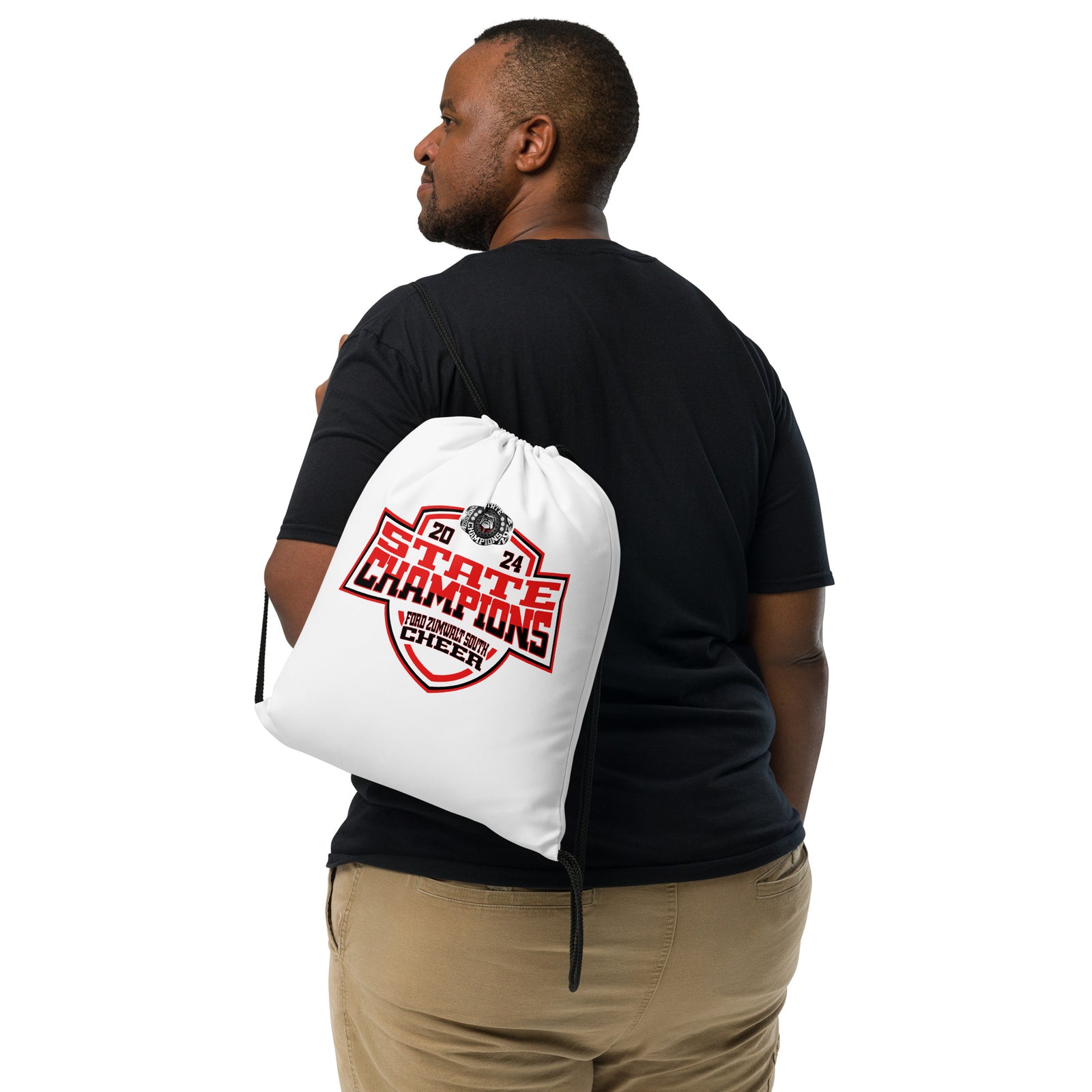 Fort Zumwalt South High School Cheer 2024 Drawstring bag