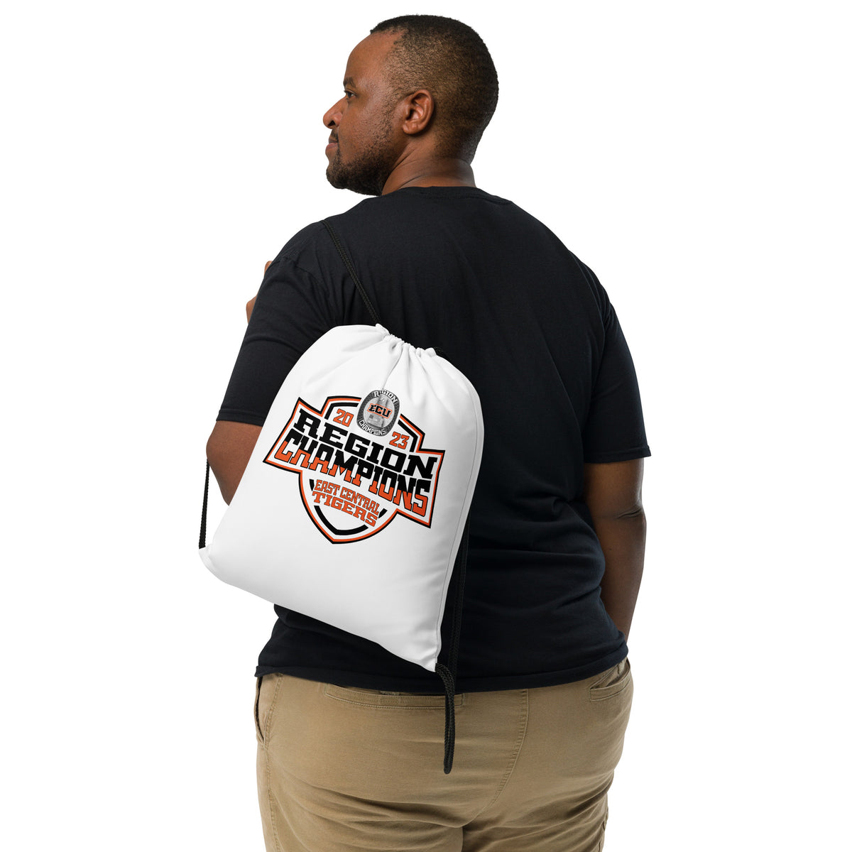 East Central University Cross Country -Coed 2023 Drawstring bag