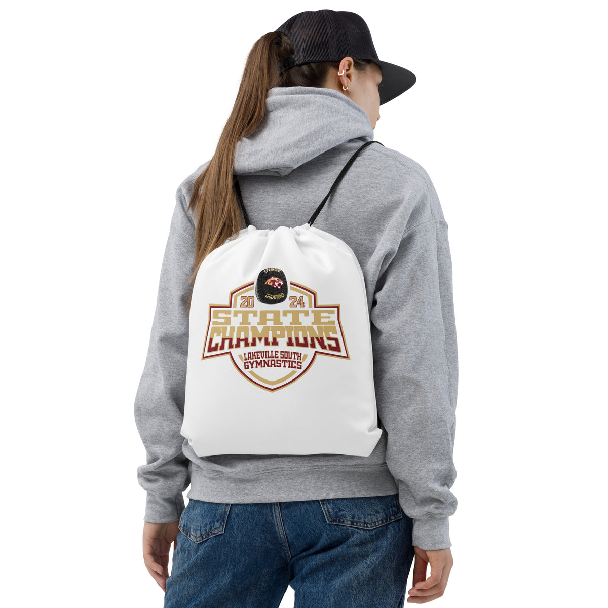 Lakeville South High School Gymnastics -Women's 2024 Drawstring bag