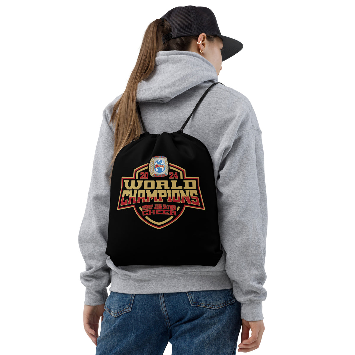 Bishop John Snyder High School Cheer 2024 Drawstring bag