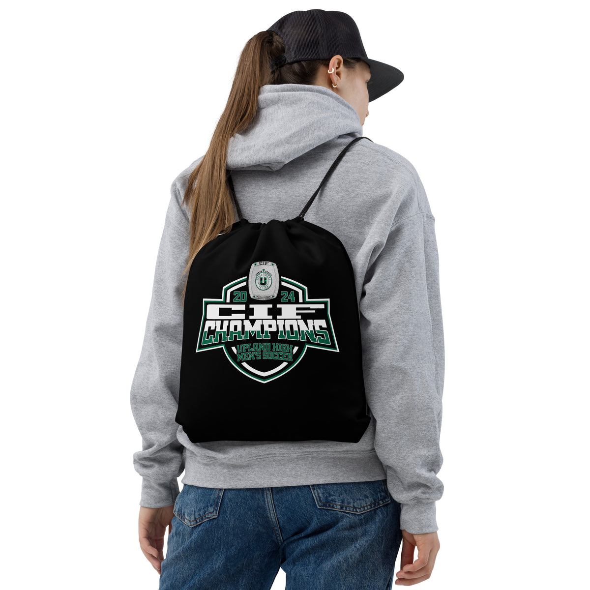 Upland High School Soccer -Men's 2024 Drawstring bag