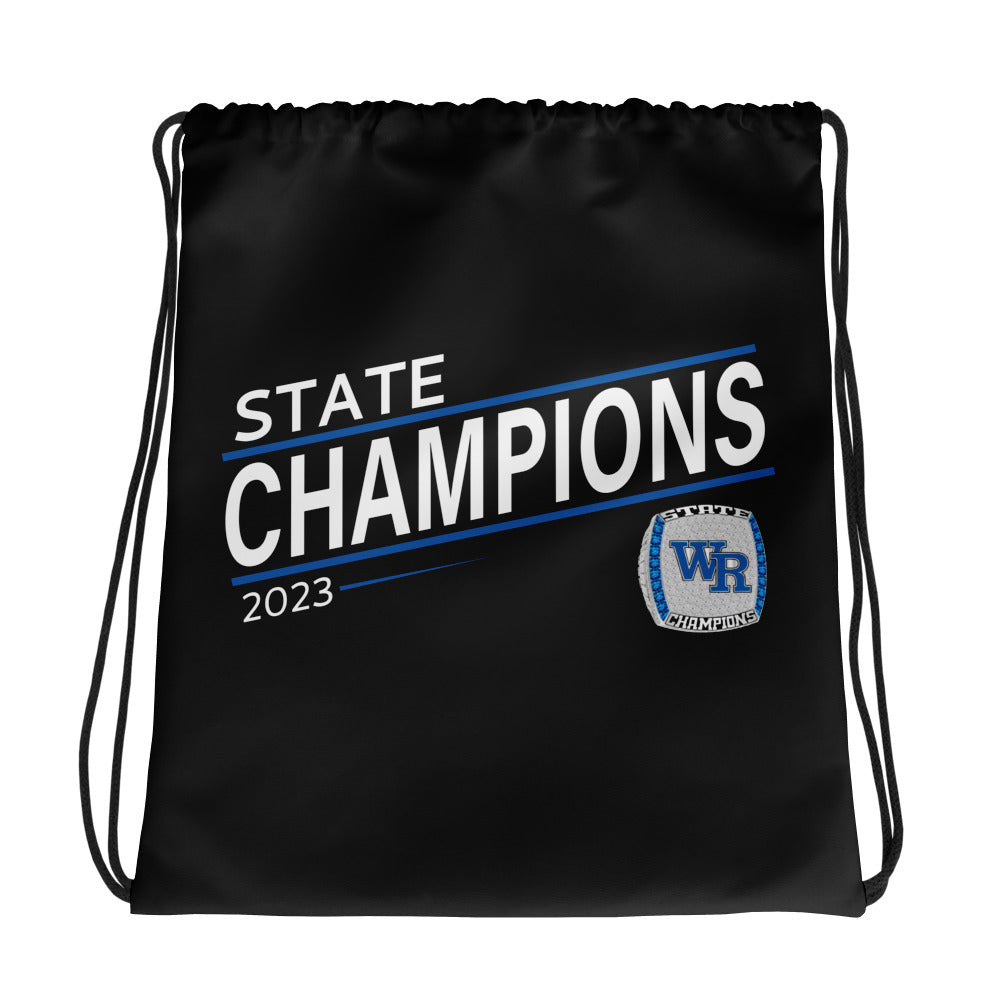 Washburn Rural High School Bowling 2023 Drawstring bag