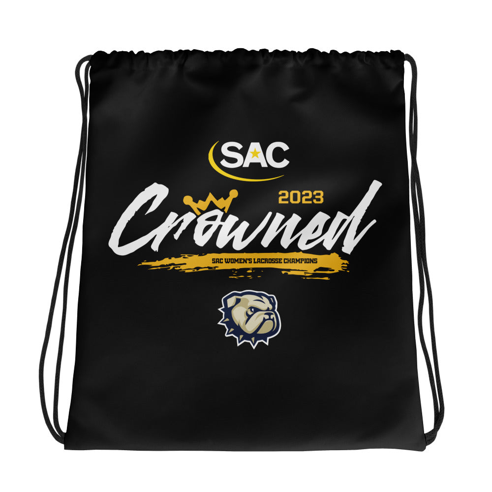 SAC WOMEN'S LACROSSE CHAMPIONS 2023 Drawstring bag