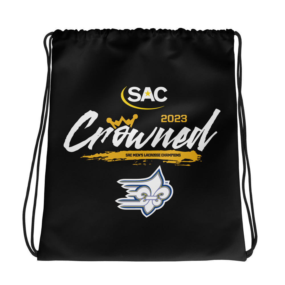SAC MEN'S LACROSSE CHAMPIONS 2023 Drawstring bag