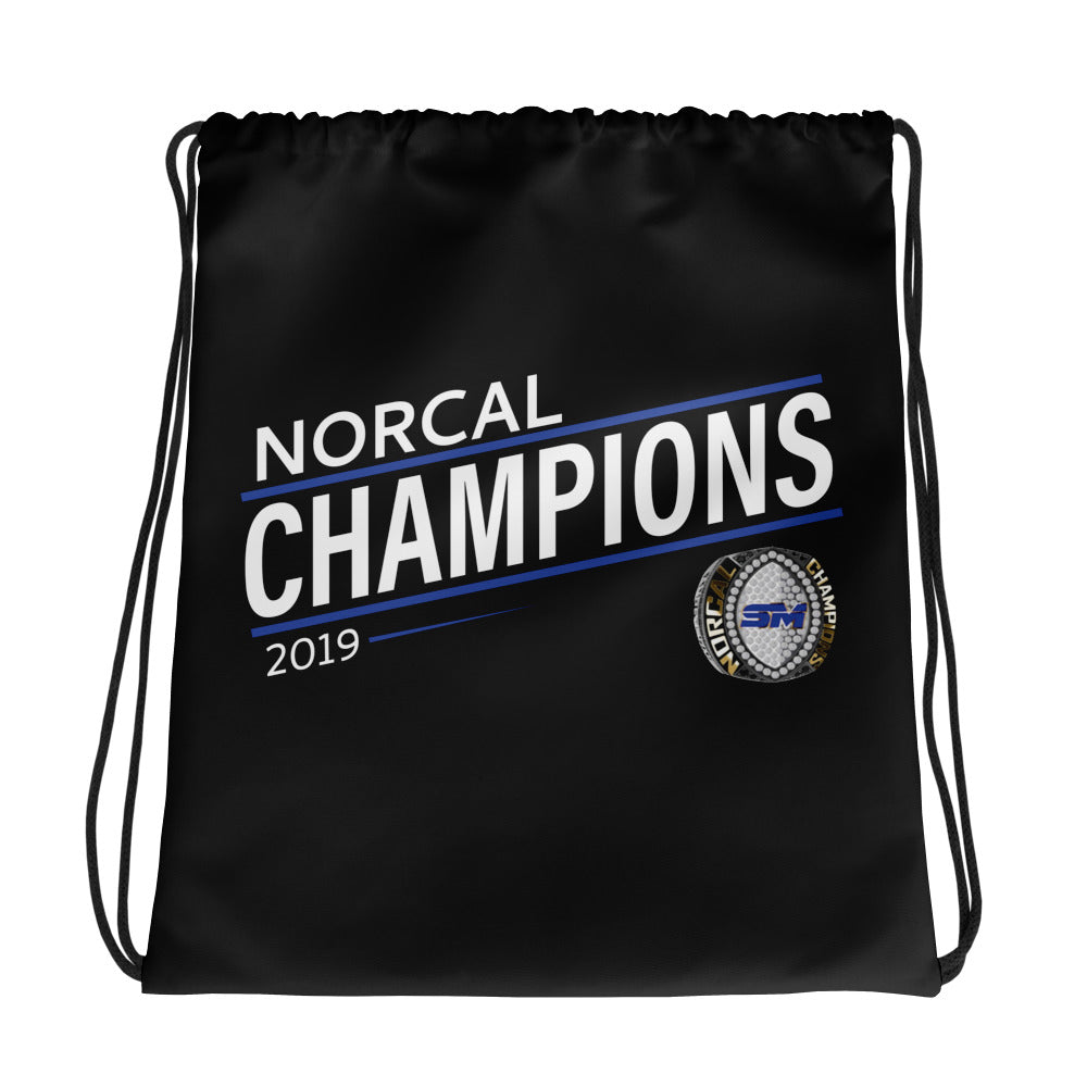 College of San Mateo Football 2023 Drawstring bag