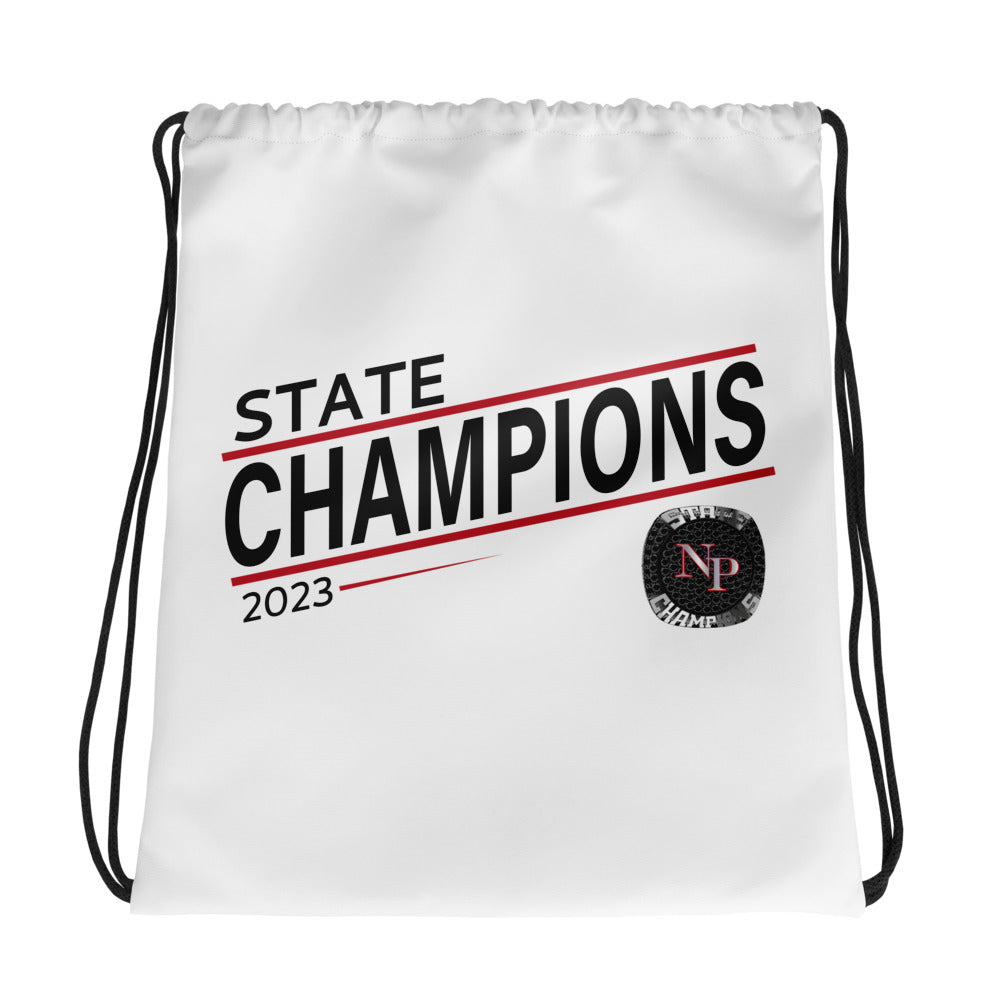 New Plymouth High School Wrestling 2023 Drawstring bag