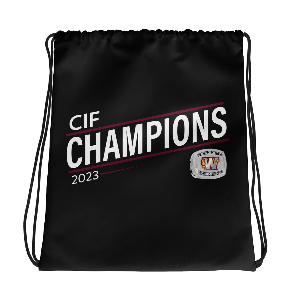 Whitney High School Track & Field -Coed 2023 Drawstring bag