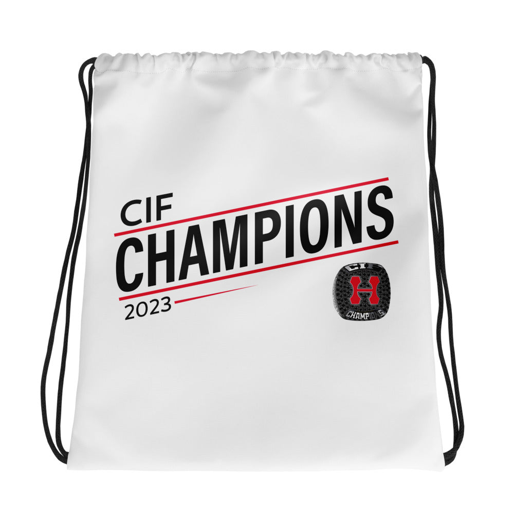 William S Hart High School Volleyball -Men's 2023 Drawstring bag