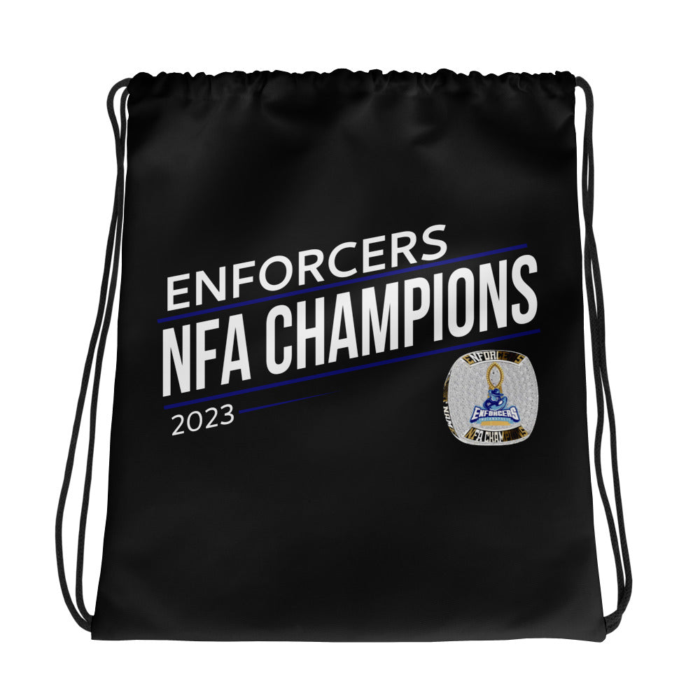 Indianapolis Enforcers Football 2023 Drawstring bag