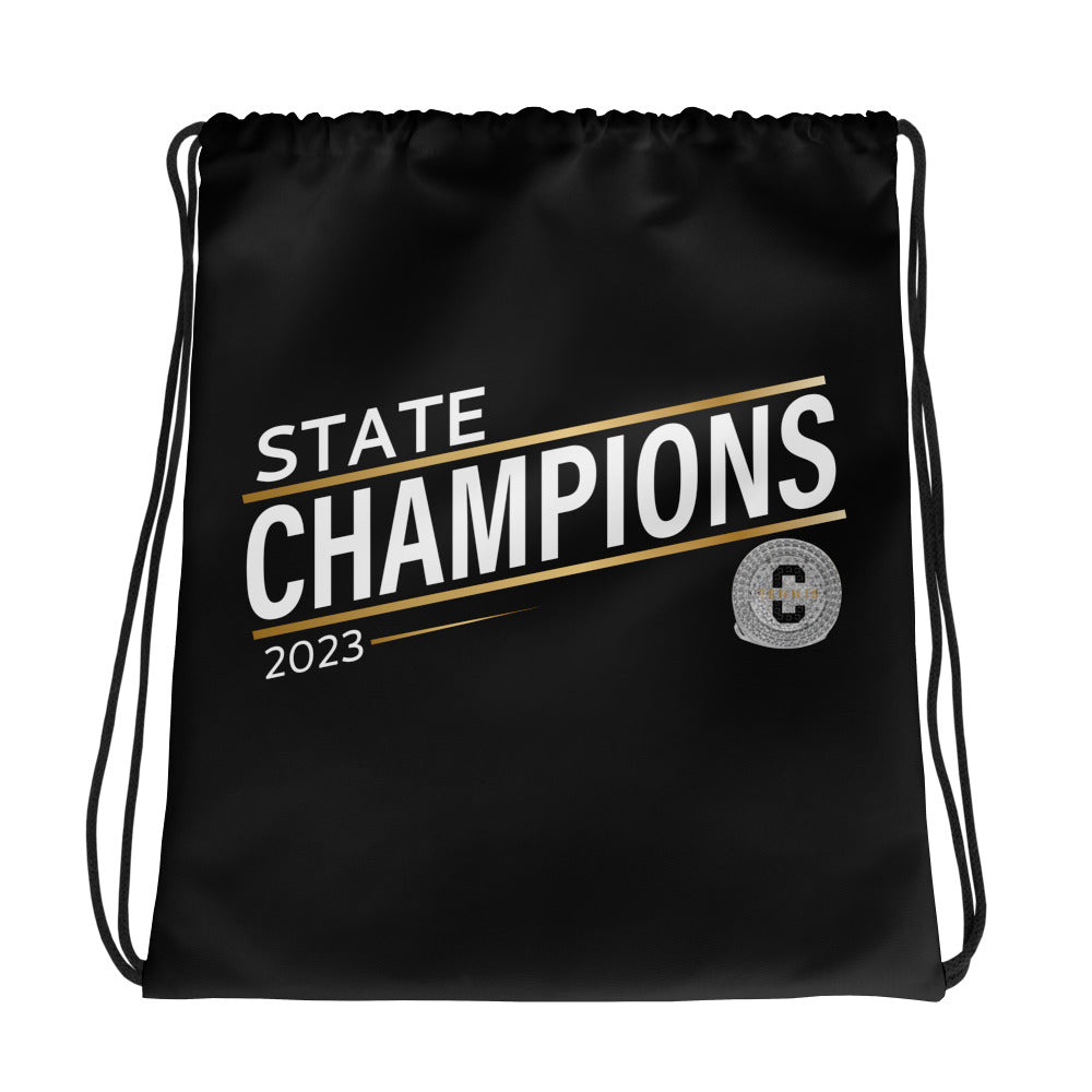 Crossings Christian School (Upper School) Tennis -Men's 2023 Drawstring bag