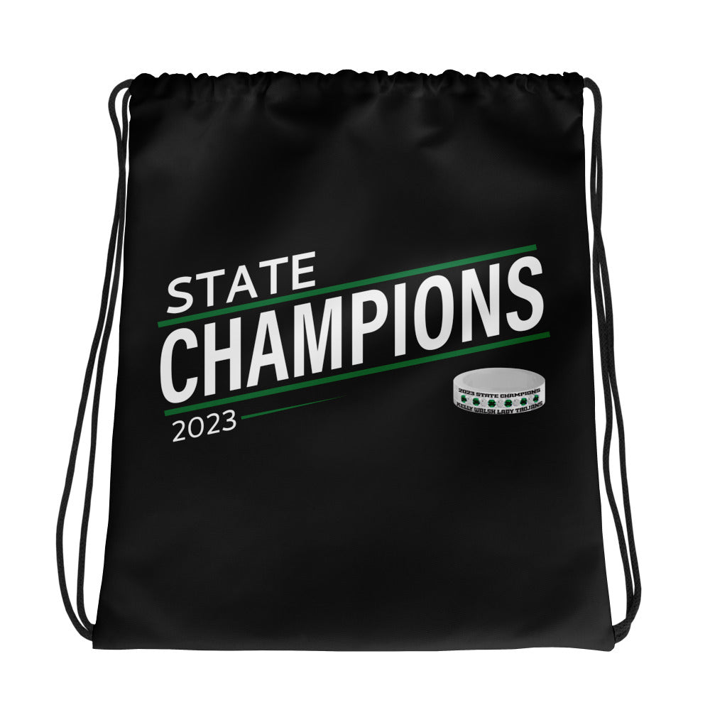 Kelly Walsh High School Soccer -Women's 2023 Drawstring bag