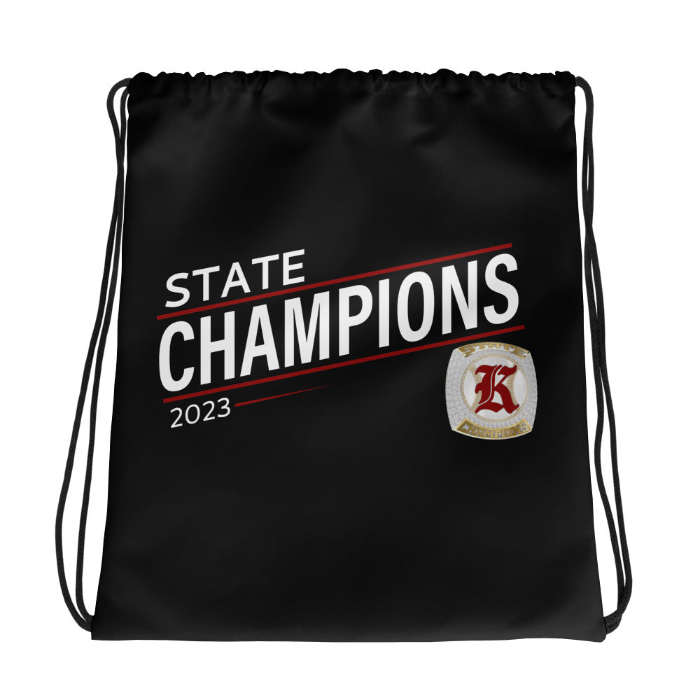 John F Kennedy High School Baseball 2023 Drawstring bag