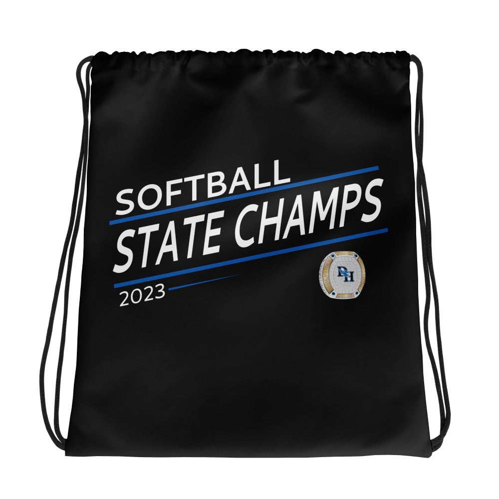 Deposit/Hancock High School Softball 2023 Drawstring bag