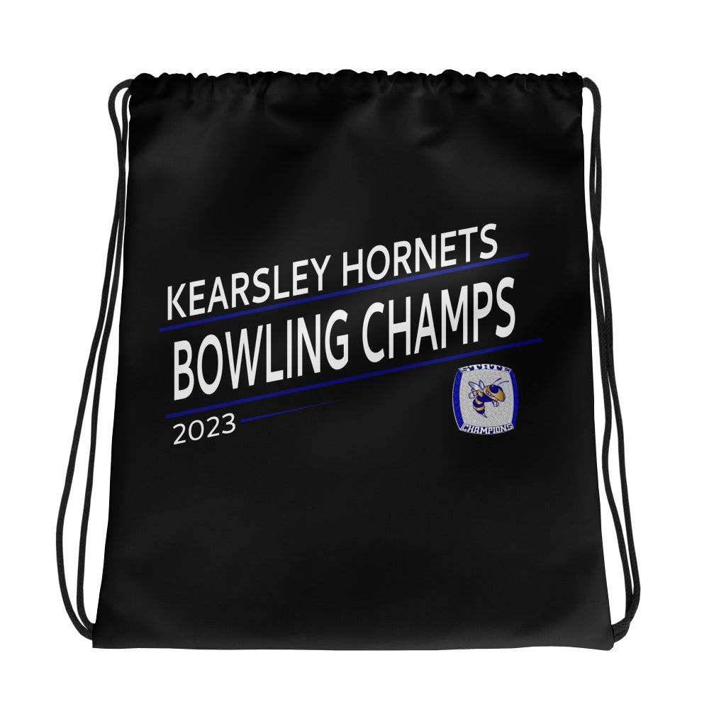 Kearsley High School Bowling 2023 Drawstring bag