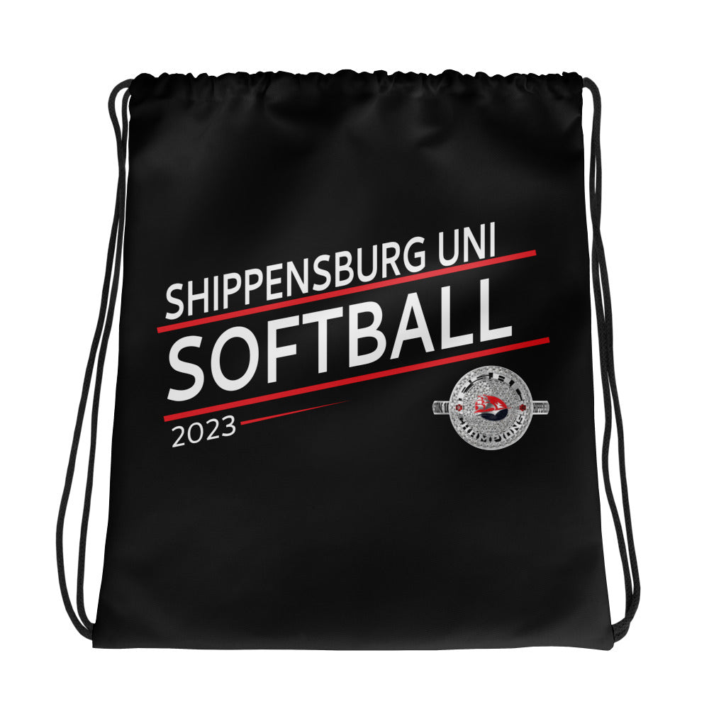 Shippensburg University Softball 2023 Drawstring bag