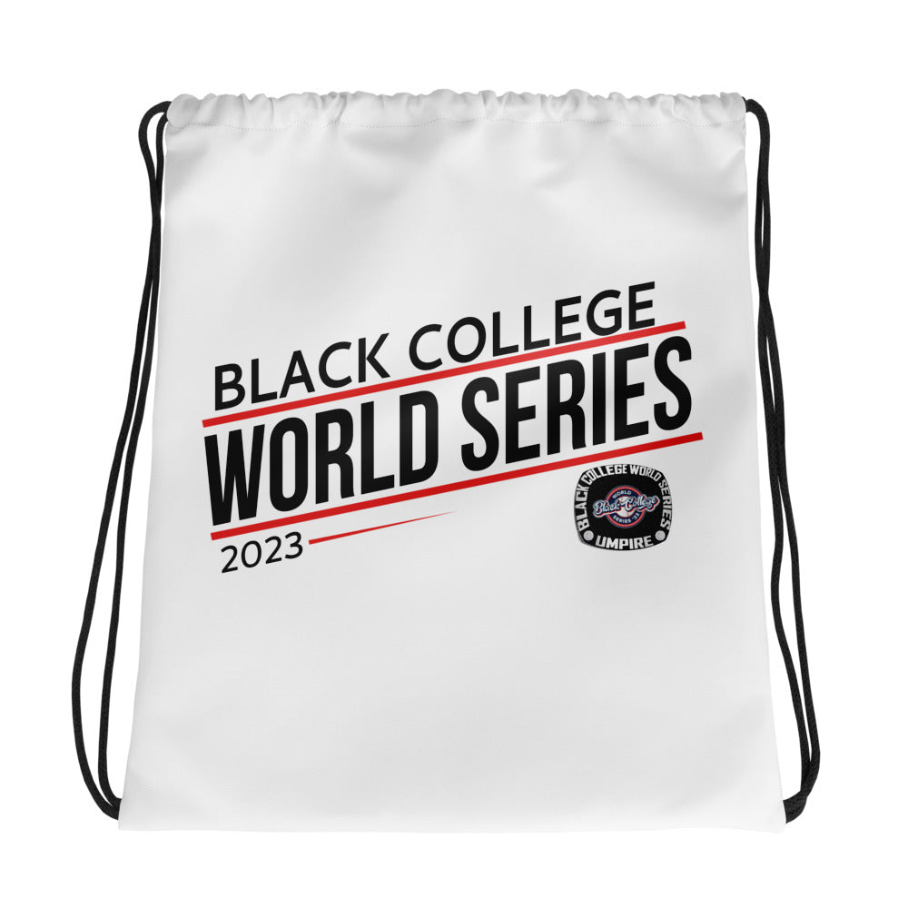 Black College World Series Umpires 2023 Drawstring bag