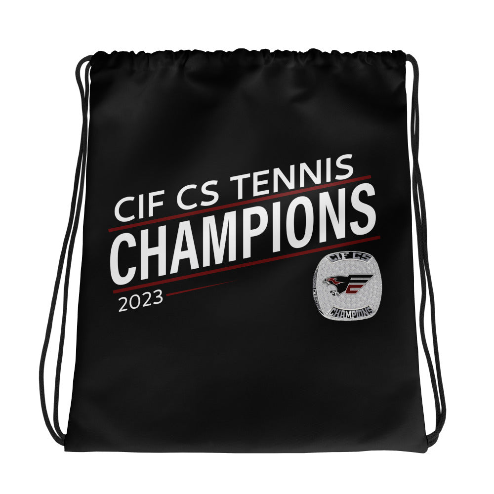Fresno Christian High School Tennis -Men's 2023 Drawstring bag