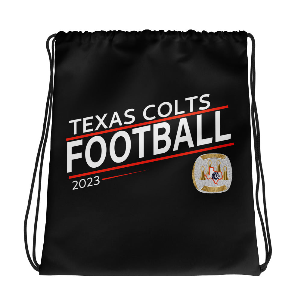 Texas Colts Football 2023 Drawstring bag