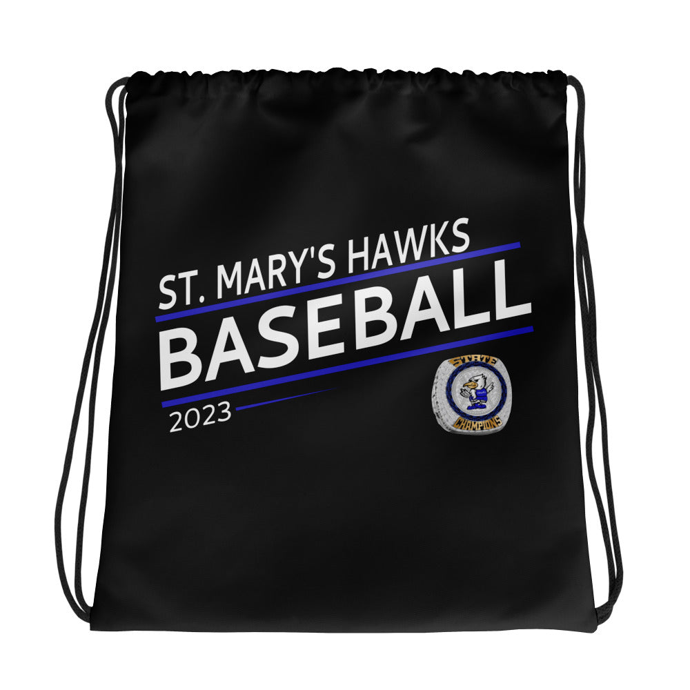 Saint Mary's High School Baseball 2023 Drawstring bag