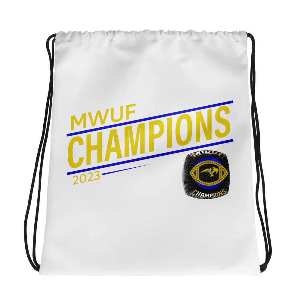 Sheboygan County Sabercats Football 2023 Drawstring bag