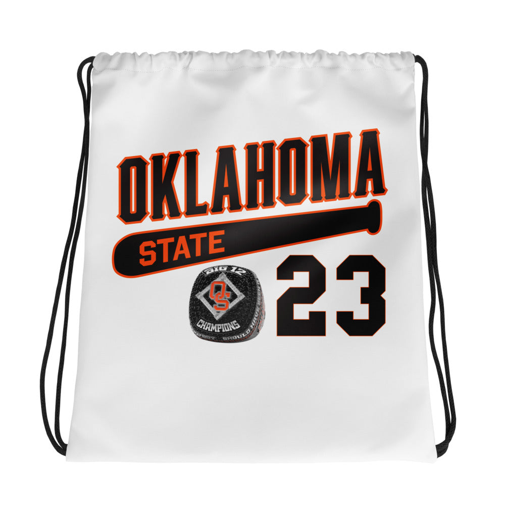 Oklahoma State University Baseball 2023 Drawstring bag