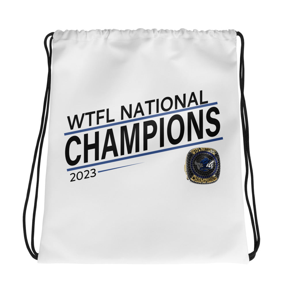 Virginia Lady Blue Devils Football 2023 Drawstring bag