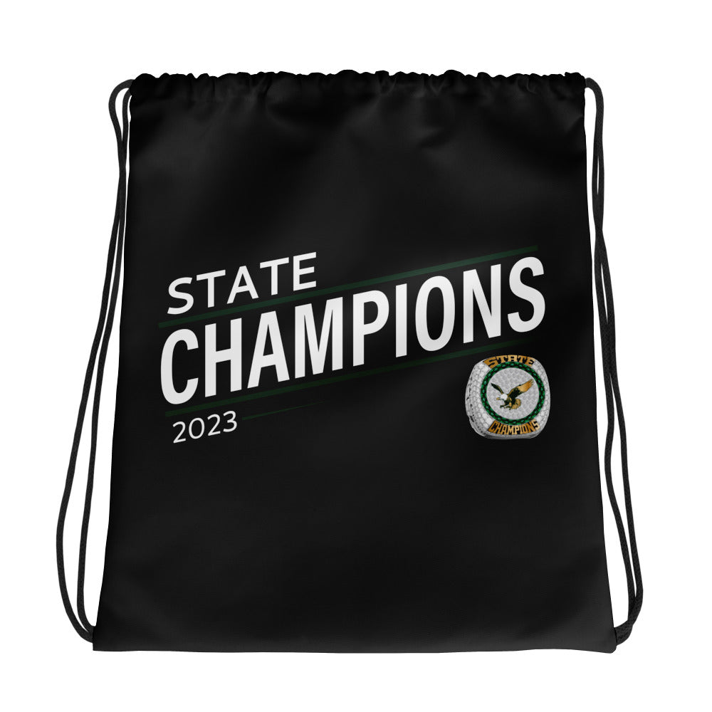 South Pike High School Powerlifting 2023 black Drawstring bag
