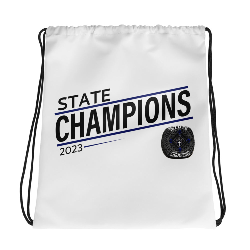 Temple Christian Crusaders Softball 2023 Drawstring bag