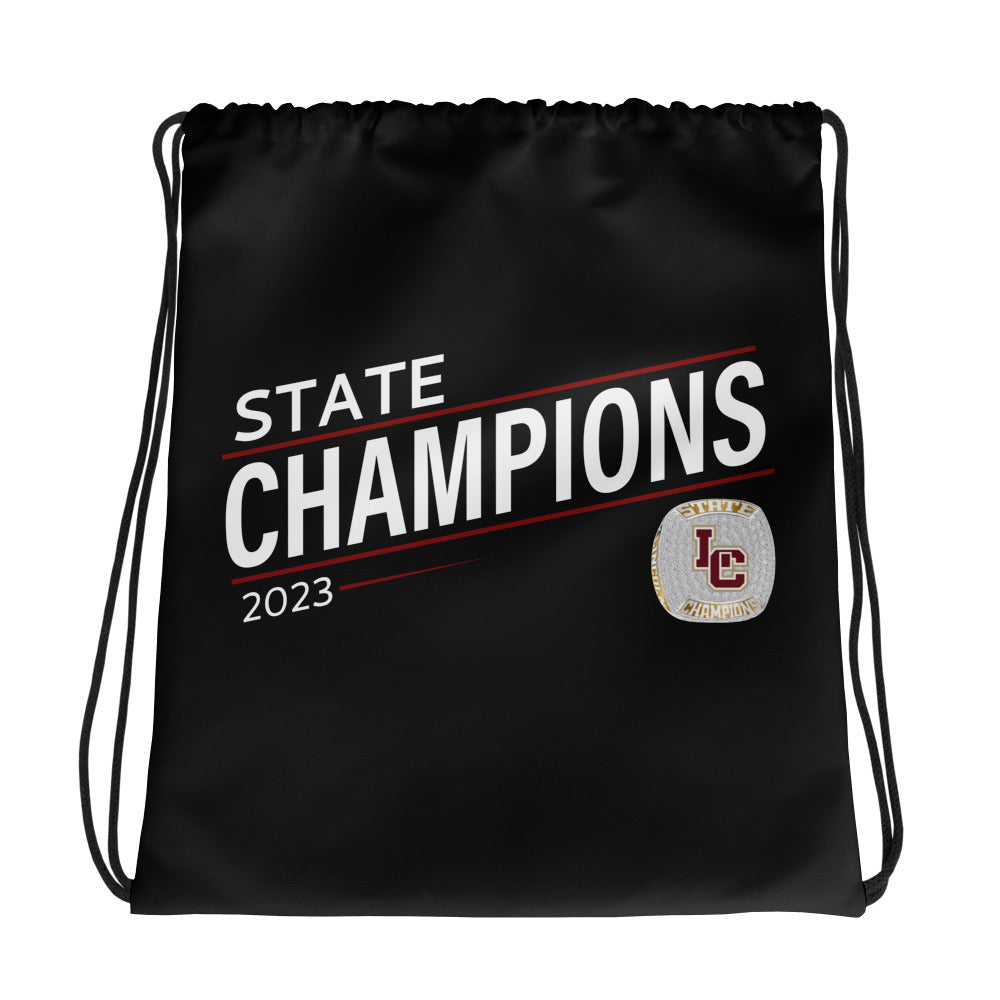 Lincoln Christian High School Cross Country -Men's 2023 Drawstring bag