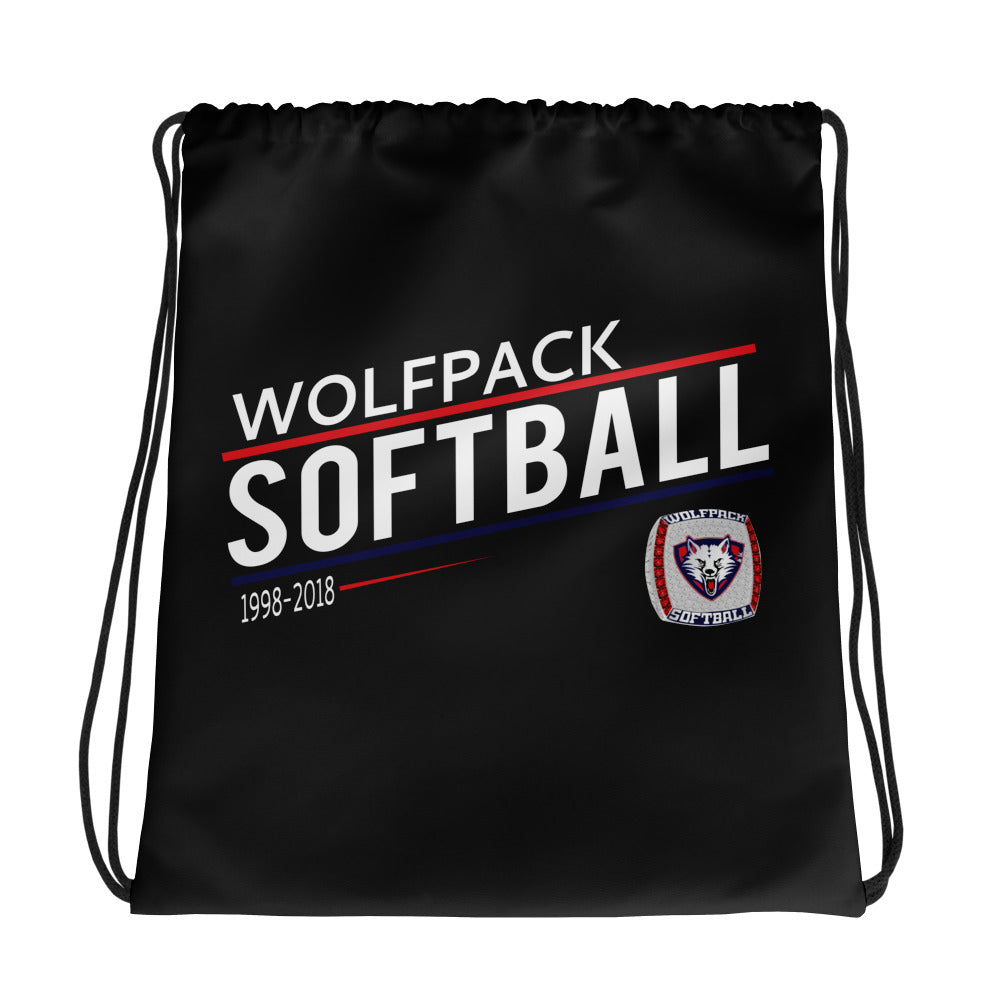 Wolfpack Softball Softball 2023 Drawstring bag