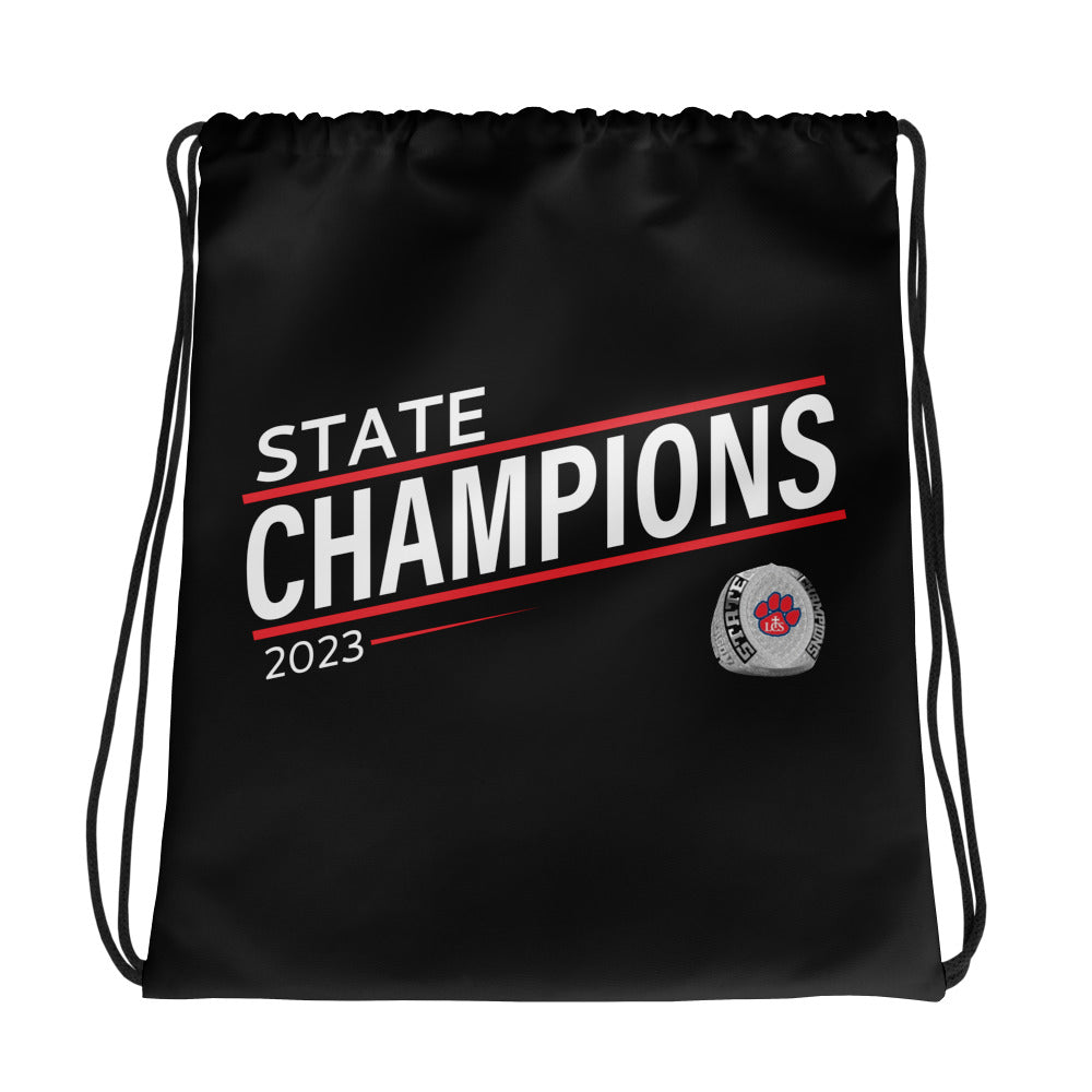 Lenawee Christian High School Football 2023 Drawstring bag