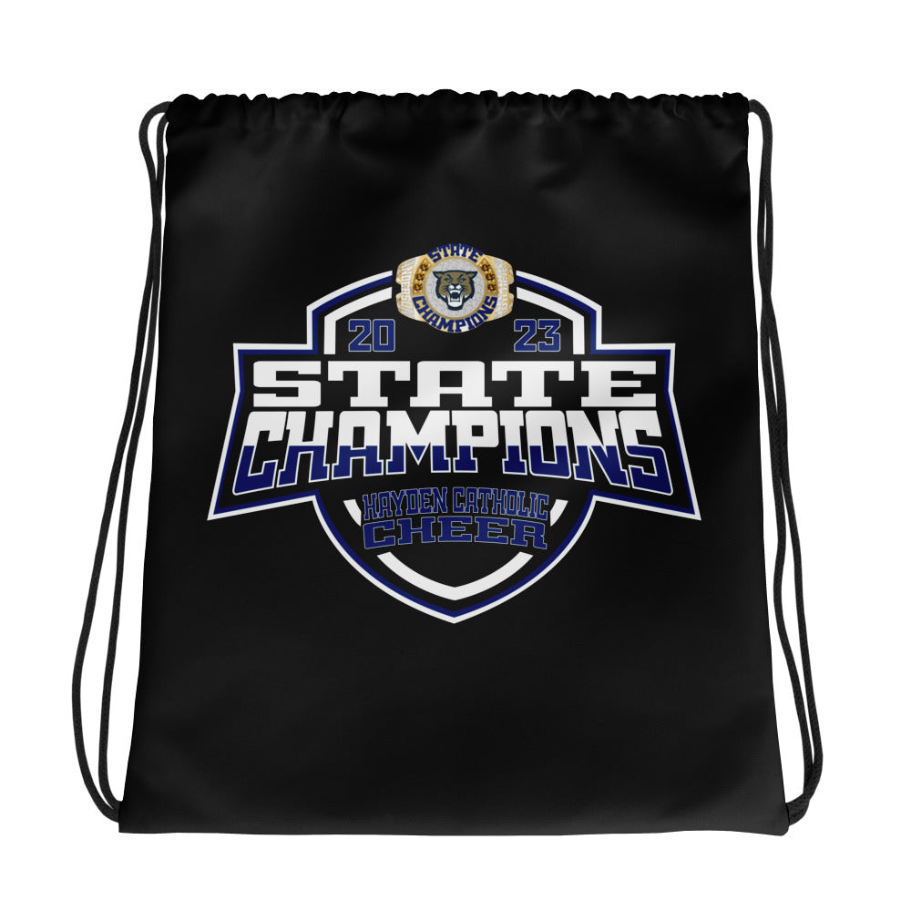 Hayden Catholic High School Cheer 2023 Drawstring bag