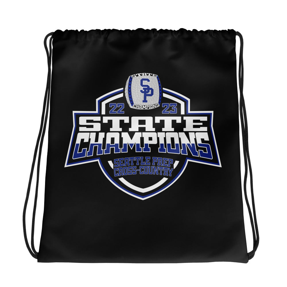 Seattle Preparatory School Cross Country -Men's 2023 Drawstring bag