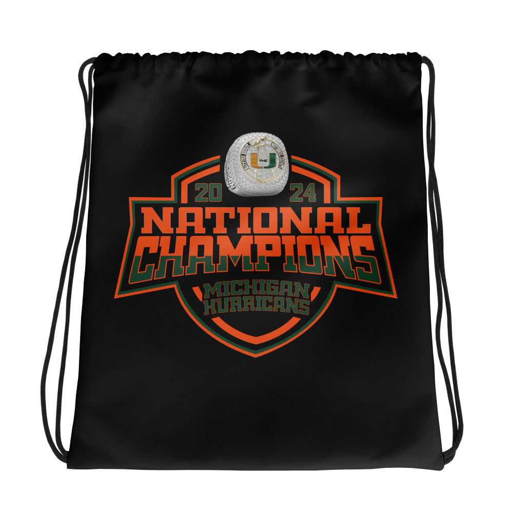 Michigan Hurricanes Football 2024 Drawstring bag