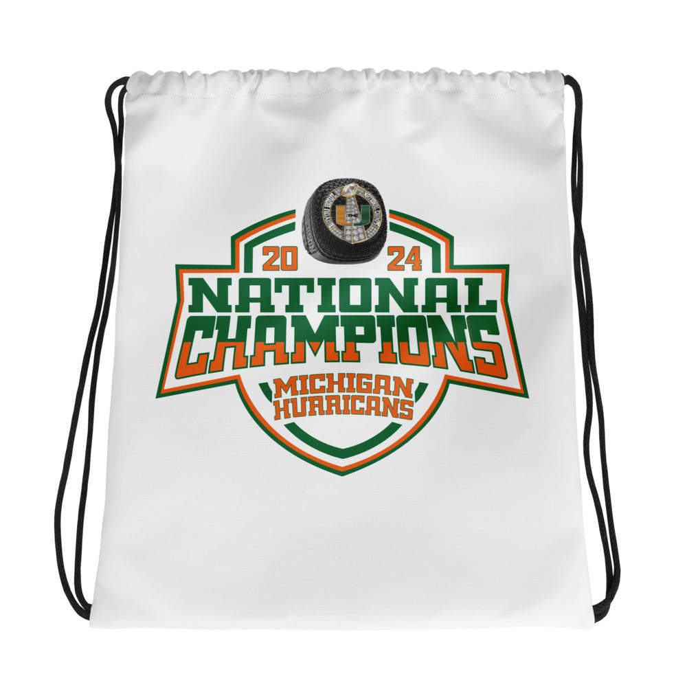 Michigan Hurricanes Football 2024 Drawstring bag