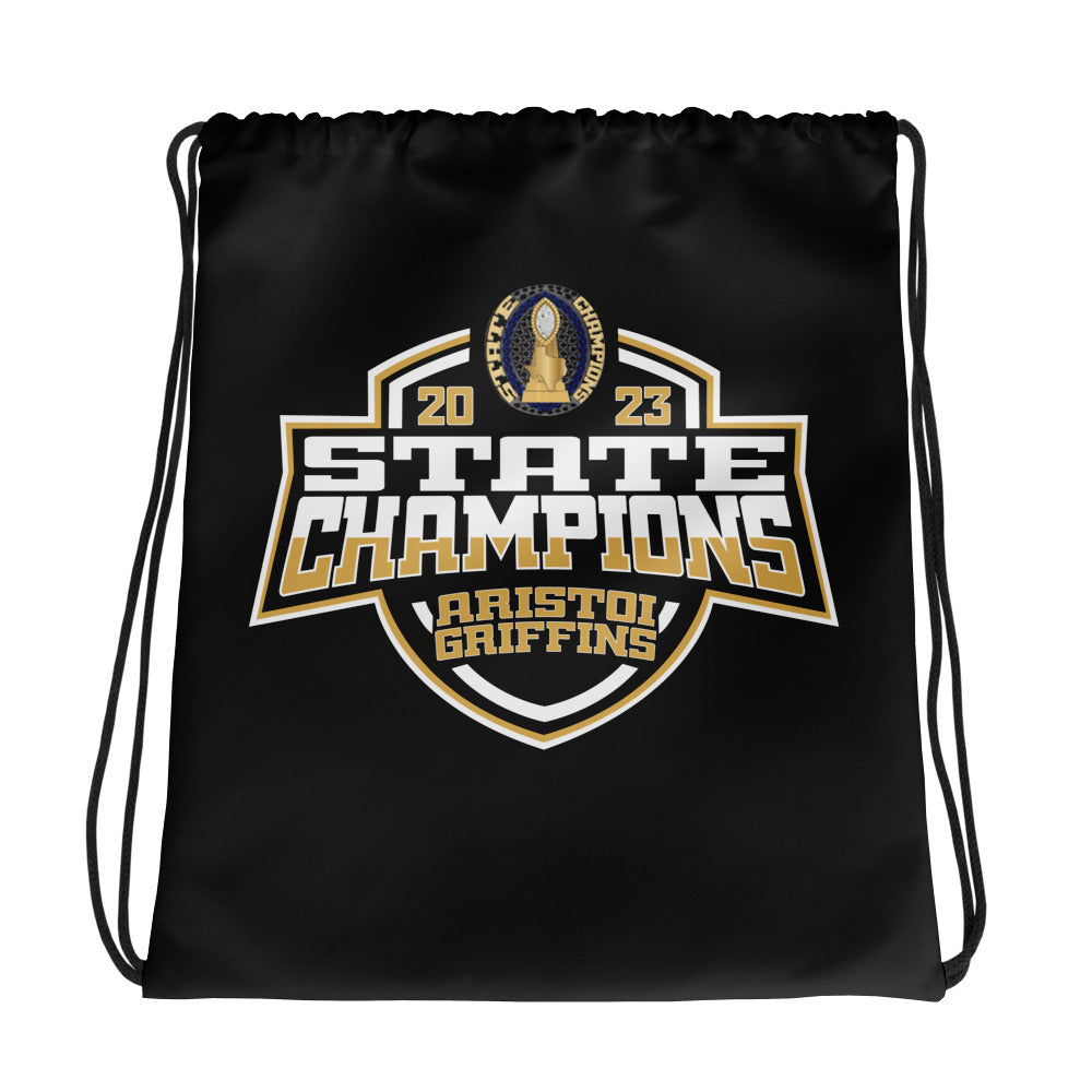 Aristoi Classical Academy Football 2023 Drawstring bag