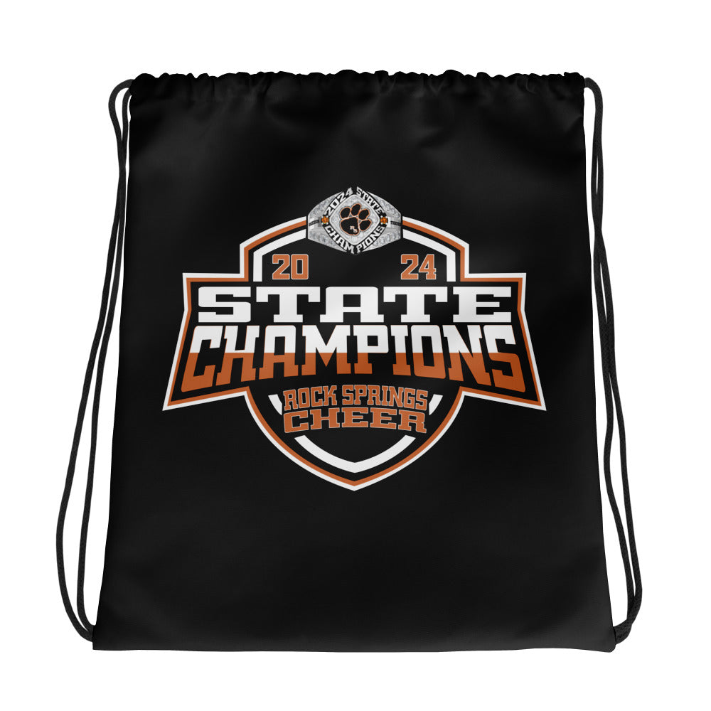 Rock Springs High School Cheer 2024 Drawstring bag