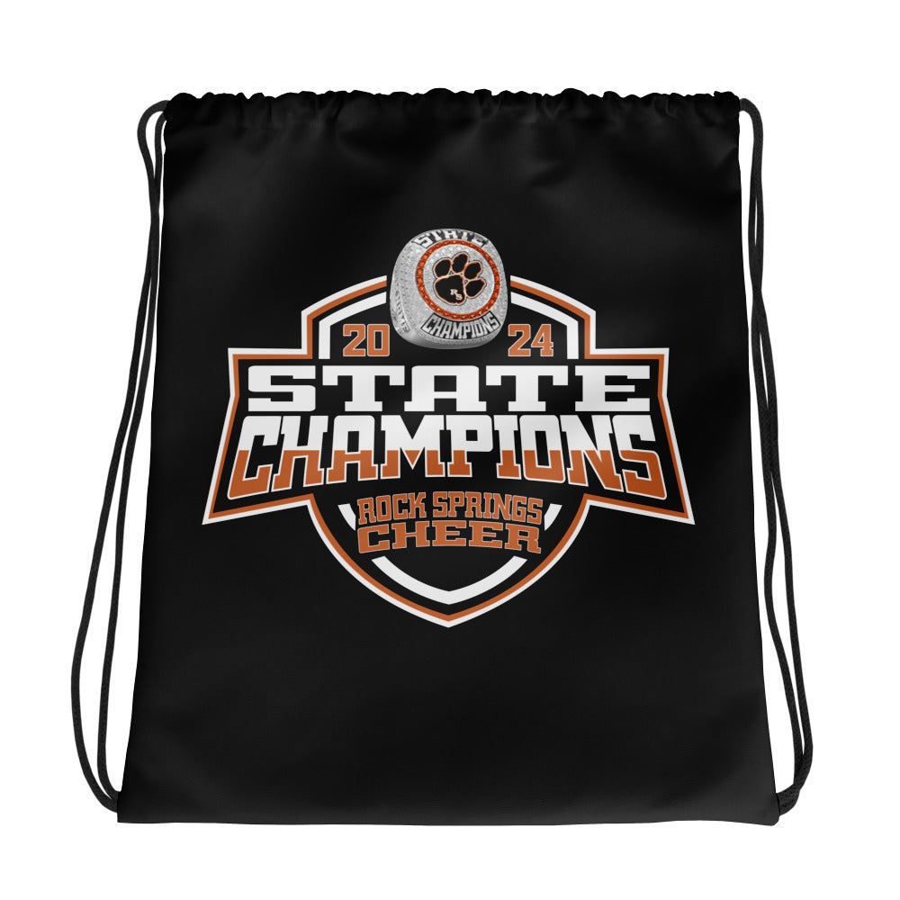 Rock Springs High School Cheer 2024 Drawstring bag