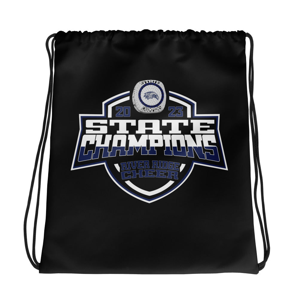 River Ridge High School Cheer 2023 Drawstring bag